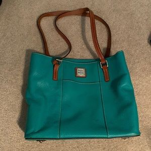 Used Dooney & Bourke Green & Brown purse